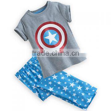 wholesale fancy cute 100% cotton casual sleepwear and home wear for girls or OEM kids pajamas