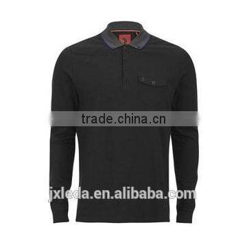 men's polo collar long sleeve tees sport polo t shirt for men