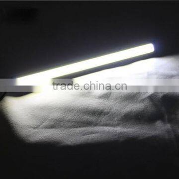 New Ultra-thin High-brightness LED Daytime Running Lights Waterproof Power Cars Running Lights White Yellow photo-4