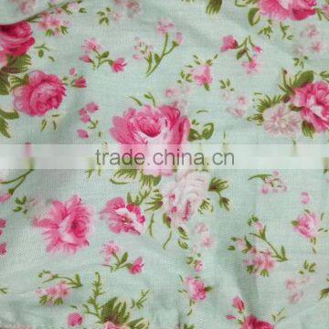 Floral printed cotton fabric factory wholesale garment fabric