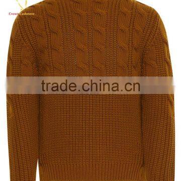 Korea Style Cable Knit Mens Turtle Neck Sweater photo-4