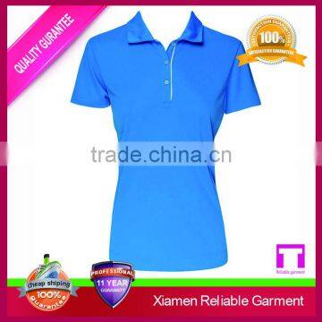 100% Cotton Body Fit Polo Shirt, Womens Square and Stripe Polo Shirt Clothing Wholesale Manufacturers photo-4