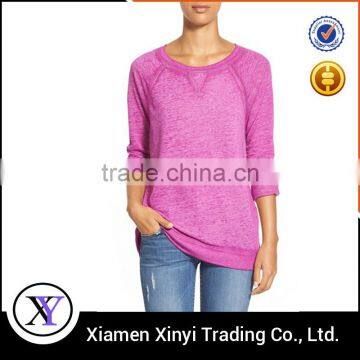 OEM Custom Cheap Fashion Women Crew Neck Sweatshirts