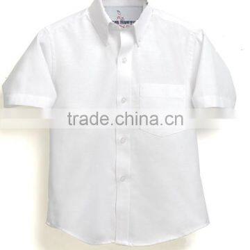Hot Sale Economic Black Collar White Mens Dress Shirt photo-2
