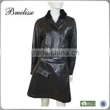 2014 2015 new design Jacket for women crop jacket custom made jacket PU lady dress