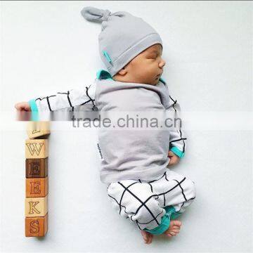 3PCS Set Newborn Baby Clothes Casual Long Sleeve T Shirt Tops + Pants Legging photo-5