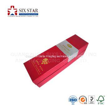 Superior Quality Custom Printing Cardboard Wine Carrier Folding Box Made in China photo-4
