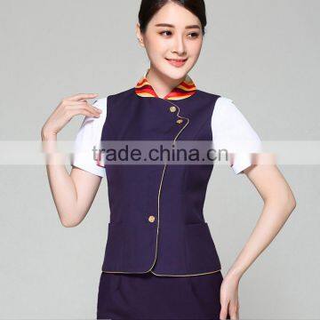 2015 OEM Custom China Factory Airline Hostess Uniform photo-6