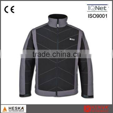 Waterproof breathable padding softshell ski clothing skiing jacket