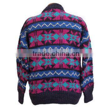 High Quality Customized Knitting Patterns Christmas Man Sweater Pullover photo-2
