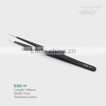 Non-magnetic Tip Tweezer Anti-static ESD 10 11 12 13 14 15 Repair-tools photo-2