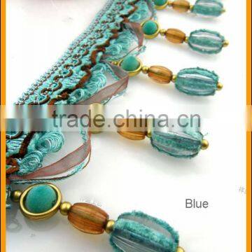 Factory Store High Quality Classic Braid Beaded With Fringe photo-4