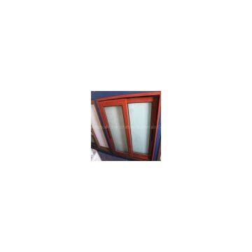 Security fly screen european style aluminum sliding windows for office building