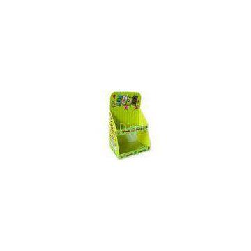 Two Tiered Cardboard Counter Display For Post Card / Greeting Cards , 4 Color Printing