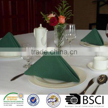 6.4oz mjs polyester rectangle tablecloths for wedding decoration