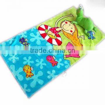 beach towel inflatable pillow for children