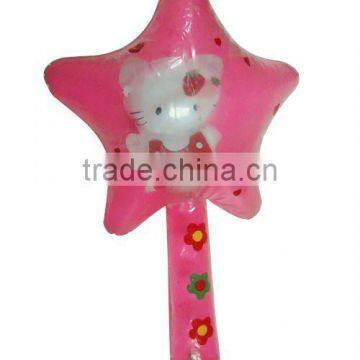 Good quality Star Shape Pvc Inflatable toy for children gift,promotion printed cartoon toys