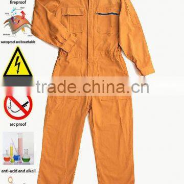 100% Cotton Water Acid Resistant Coverall for worker