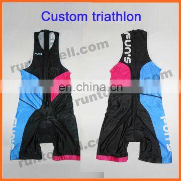 2013 custom design Lycra triathlon clothes / triathlon suits / triathlon suit women