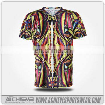 All over printing mix color men's t-shirts