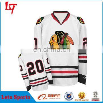 custom wholesale chicago blackhawk jerseys ice hockey jersey