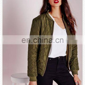 China Wholesale Outdoor Clothes Women Quilted Casual Jacket in photo-3