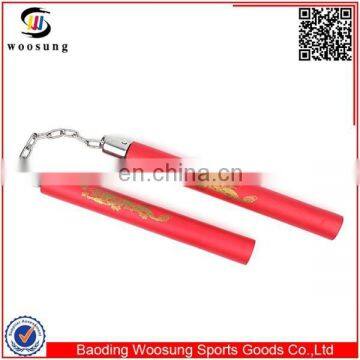 printed nunchucks kung fu foam nanchaku with sponge handle