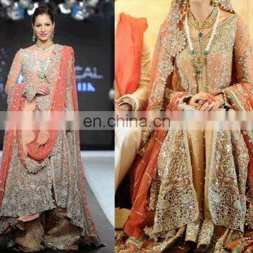 2016 Pakistani Bridal Sharara Wedding Dresses