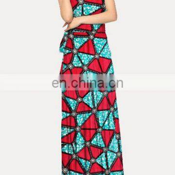 new arrival infinity dress western casual slim geometric pattern printed sleeveless package hip long dresses