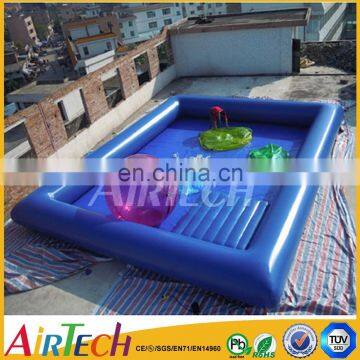 Durable inflatable water slide with pool for park