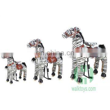 HI CE New style Zebra ride on horse,kids riding on mechanical to play game