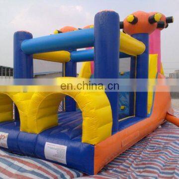 inflatable combo obstacle with small tunnel