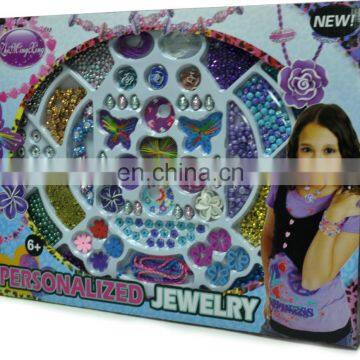 DIY personalized jewelry beads set for kids braclets and necklace