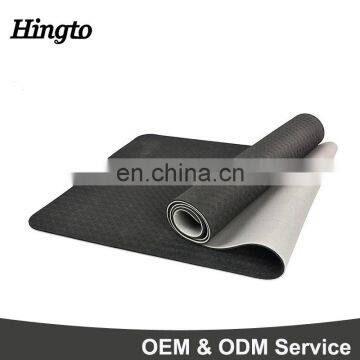 Guangdong factory custom label black yoga mat manufacturer direct sale