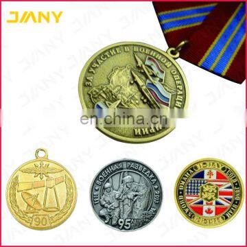 Factory Directly Good Quality Souvenir Military Medal with Ribbon