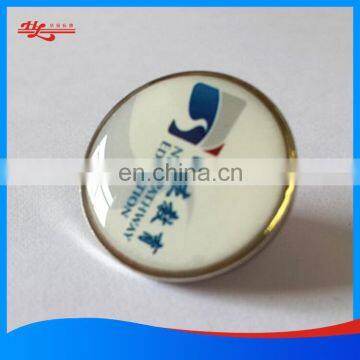 Custom Diamond Cutting Colorful Pin Metal Badgen