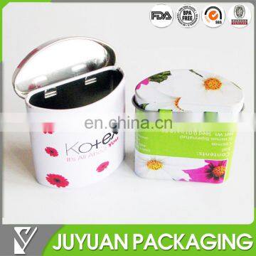 Hot sale thin small metal tin box for candy packing