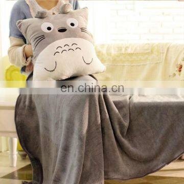 Bean bag bed with blanket and pillow built in 2 in 1 travel pillow