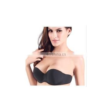 soft silicone cotton material one piece bra for wholesale