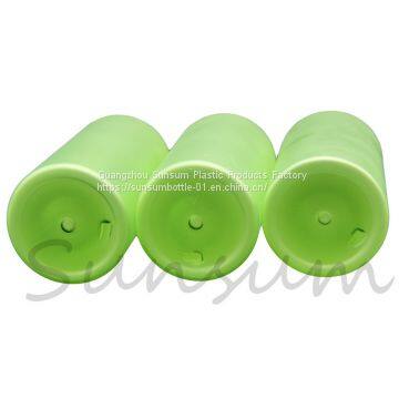 9oz 270ml Green Frosted PET Plastic Bottle With Golden Cap photo-3