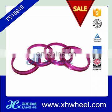 Purple Aluminium Hub Wheel Ring for Wheel Rim