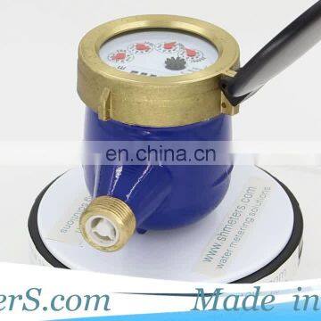 3/4 inch dry dial multi jet reed switch water meter