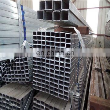 ERW Standard Length Galvanized Steel Pipe Price Hollow Section Square Steel Pipe