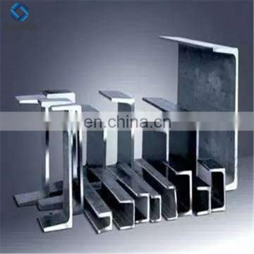 factory structural chart galvanized u channel steel sizes price