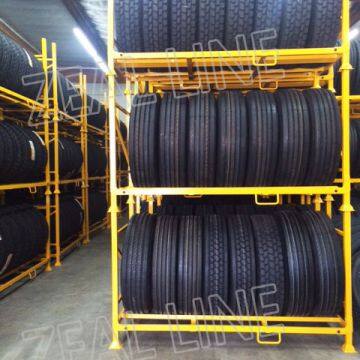 Warehouse Stacking Storage Truck Tyre Tire Rack Storage Rack