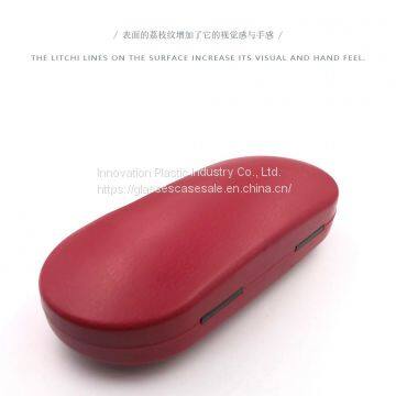 High-quality Unisex Portable Eyeglasses Case; Hard Clamshell Plastic Eyewear Case photo-5