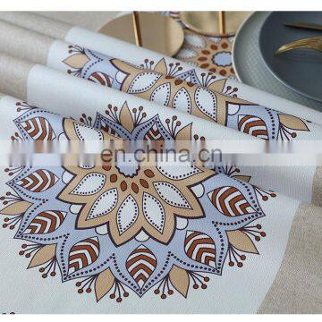 Custom Logo Design Home Decoration Wedding Table Runner Chiffon Table Runner photo-5