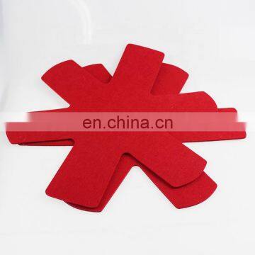 Hot Sale Durable Flower Felt Cooking Pot Pad No-woven Pan Protector photo-6