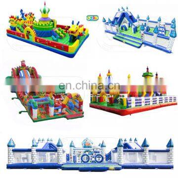 Funny Popular Commercial Grade High Quality Clown Cartoons Inflatable Kids Slide Park