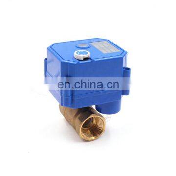 2-way 5V 12v 24v AC220V Automatic Shut off Motor Control Valve